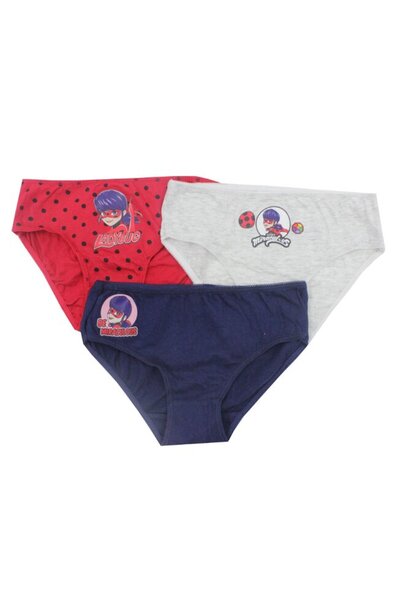 Miraculous Set de 3 chiloți din bumbac , Miraculous, multicolori