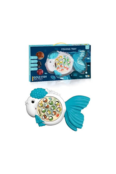 TOY LAND مجموعة ألعاب صيد مغناطيسية للأطفال - لعبة صينية دوارة موسيقية مكونة ...