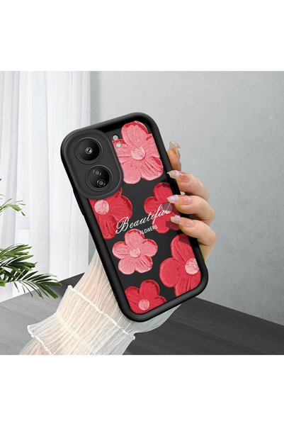 CASEVIBE حافظة هاتف من السيليكون متوافقة مع Poco C65، مصنوعة من السيليكون الف...