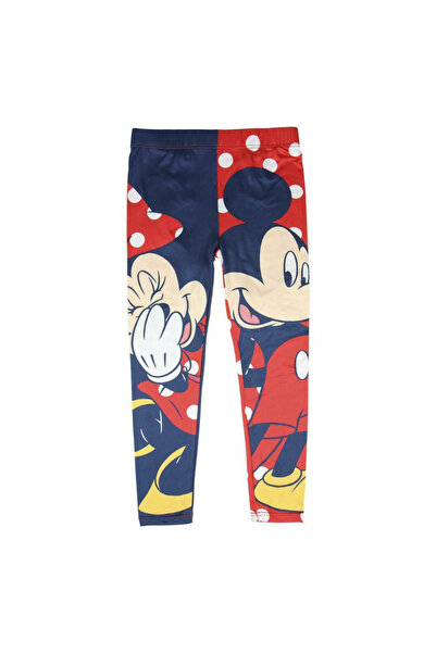 Minnie Mouse Leggings Girls, Polyester, Minnie and Mickey, Multicolor