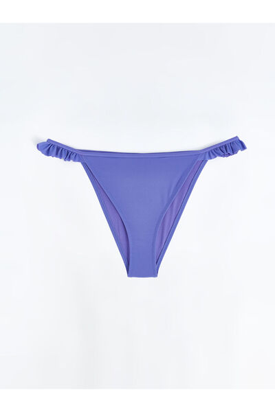 LC Waikiki Темно-сині прості бразильські плавки з захистом від ультрафіолету ...