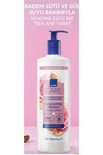 AVON CARE 48 SAAT NEMLENDIRICI VÜCUT LOSYONU .ALMOND &MILK&ROSE WATER 720 ML
