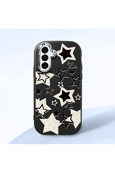 ucuc Samsung Galaxy A17 4G/5G Uyumlu Darbe Emici Kamera Korumalı Siyah Siliko...