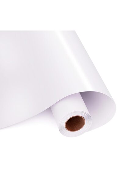 HKC Λευκό ματ αυτοκόλλητο βινύλιο σε ρολό 12" x 157,5" για Cricut, αυτοκόλλητ...