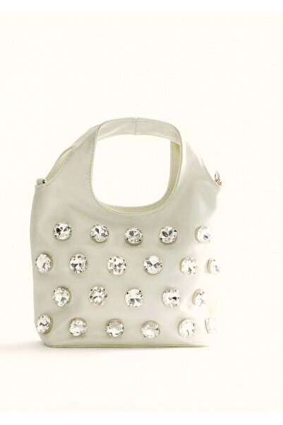 Eataly Shoes Luminara Beige Stone Mini Bag