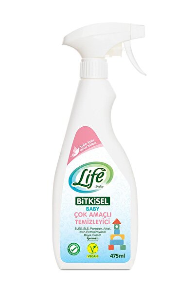 Fakir Life By Bitkisel Bebek Çok Amaçlı Temizleyici 475 Ml - Standart