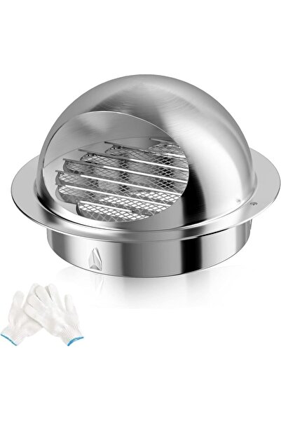 NO BRAND Grilă de ventilație din oțel inoxidabil Hon&Guan de 100 mm, obturato...