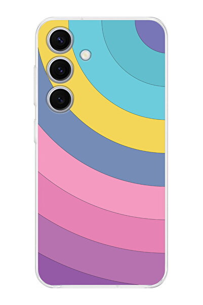 PrintiFy Samsung S26 Plus Compatible Camera Protected Colorful B Design Trans...