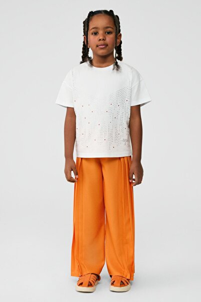 Tyess Λευκό μπλουζάκι για κορίτσια BG Store