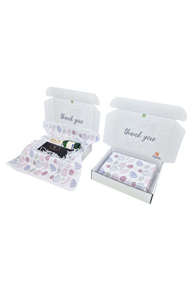 Papetto Set 200 buc Hârtie de mătase model Paște Pastel Egg Garden 28g – form...