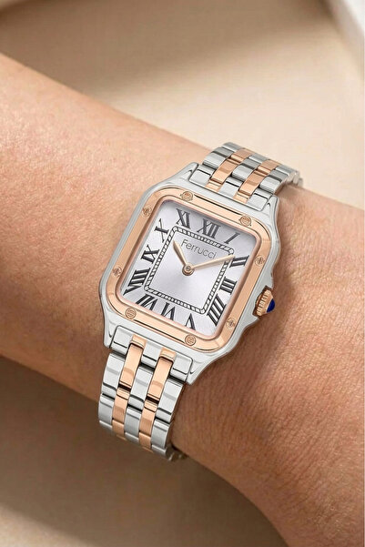Ferrucci Square Design Women's Wristwatch