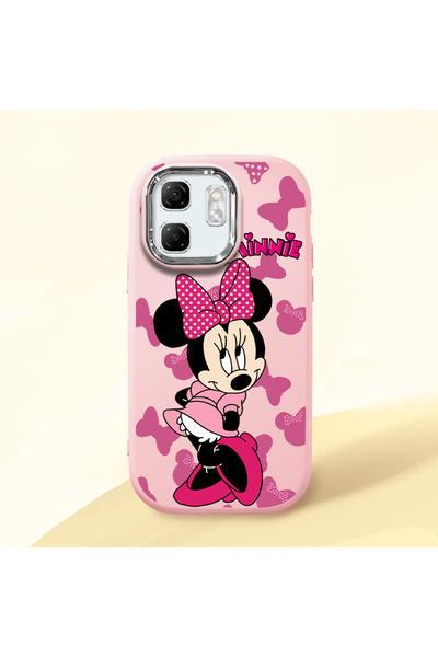 ucuc حافظة سيليكون وردية متوافقة مع هاتف Infinix Smart 9 مزودة بـ ماصّ للصدما...