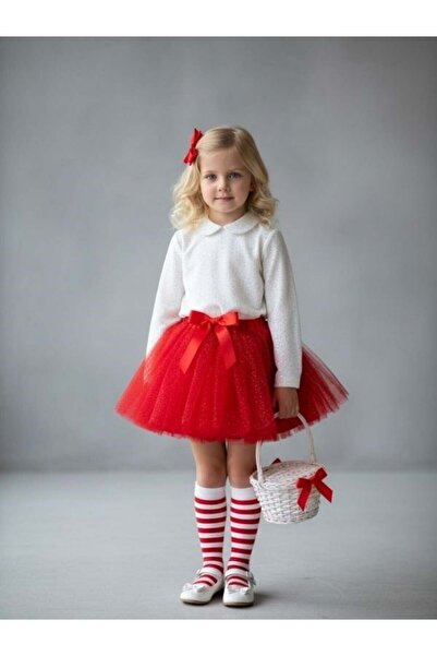 Zekids Girl's Glittery Tutu Skirt