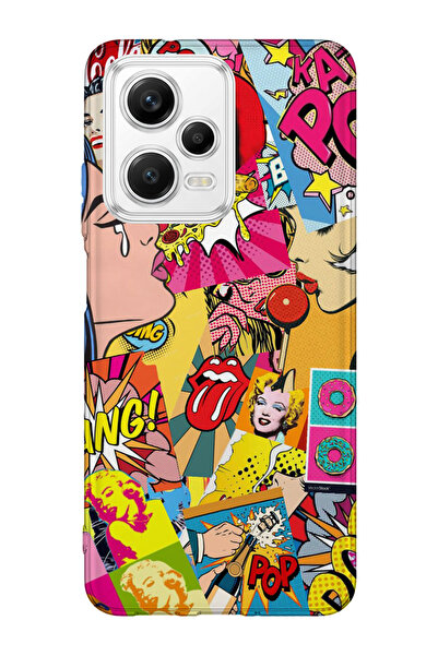 lelia حافظة هاتف شفافة متوافقة مع Poco X5 5G مطبوع |   مجموعة كوين مود فام: ك...