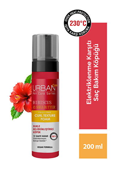 Hibiscus & Shea Butter Elektriklenme Karşıtı Saç Bakım Köpüğü-200 ML