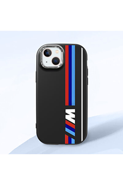 ucuc iPhone 13/14 Uyumlu Darbe Emici Kamera Korumalı Siyah Silikon Kılıf BMW ...