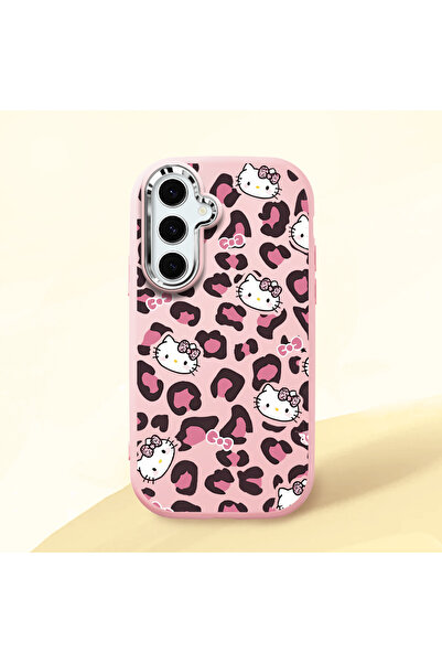 ucuc Samsung Galaxy S24 FE Uyumlu Darbe Emici Kamera Korumalı pembe Silikon K...