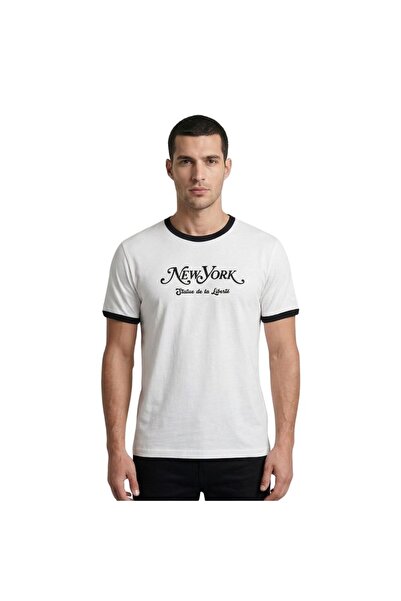 trender York muška majica sa O izrezom T-shirt Nova ekru