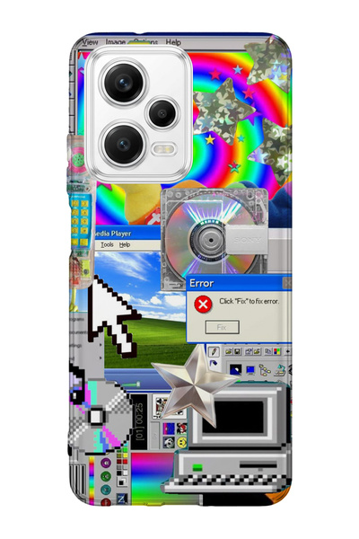 lelia حافظة هاتف شفافة متوافقة مع Poco X5 5G مطبوع |   مجموعة: إيرو جلاس ميراج