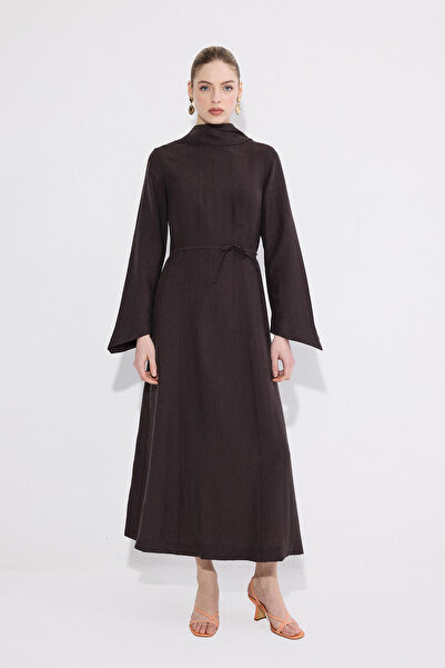 Touché Privé Shawl Collar Kupra Dress