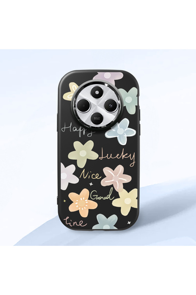 ucuc Redmi A4 Compatible Shock-Absorbing Camera Protected Black Silicone Case...
