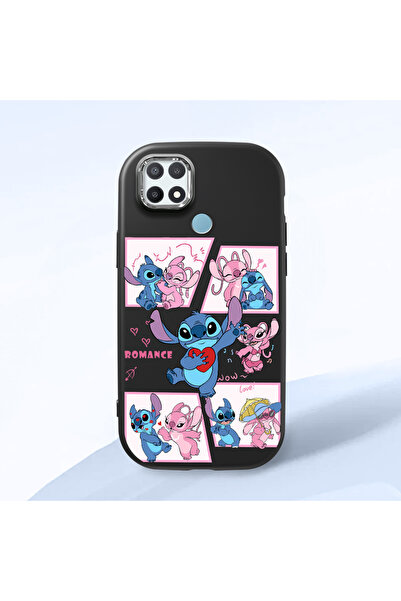 ucuc حافظة سيليكون سوداء متوافقة مع هاتف اوبو A15/A15S مع حماية للكاميرا ماصّ...