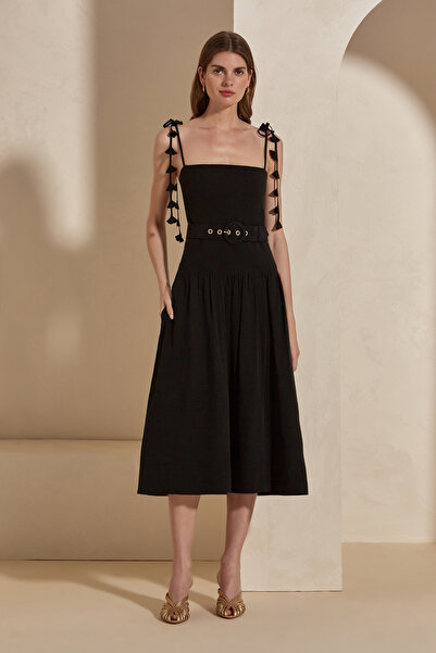 Dahlia Bianca Mercy Midi Elbise