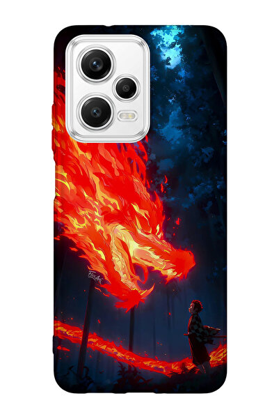 lelia حافظة هاتف شفافة متوافقة مع Poco X5 5G مطبوع |   المجموعة: دفتر رسم Ani...