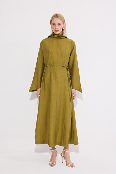 Touché Privé Shawl Collar Kupra Dress