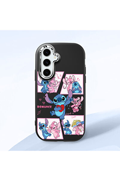 ucuc حافظة سيليكون سوداء متوافقة مع هاتف سامسونج جالاكسي S24 FE مع حماية للكا...