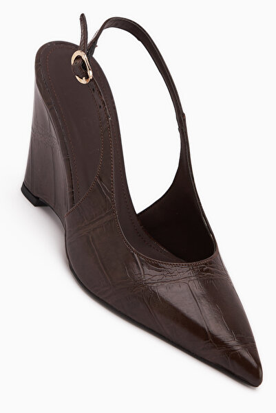 Limoya Tira Brown Wedge Heel Pack Pointed Toe Women's Shoes Sandals