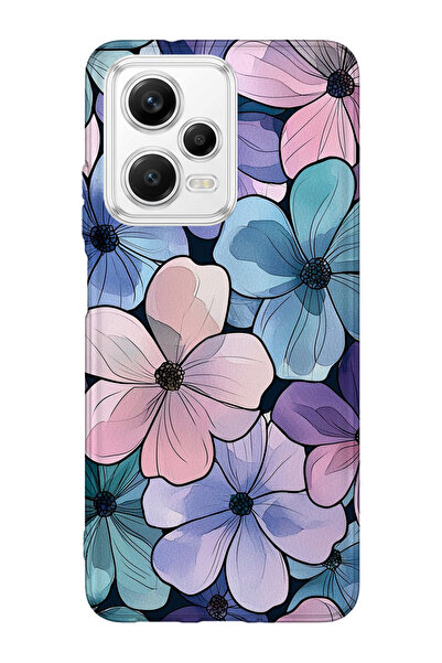 lelia حافظة هاتف شفافة متوافقة مع Poco X5 5G مطبوع |   مجموعة: سلسلة باستيل ب...