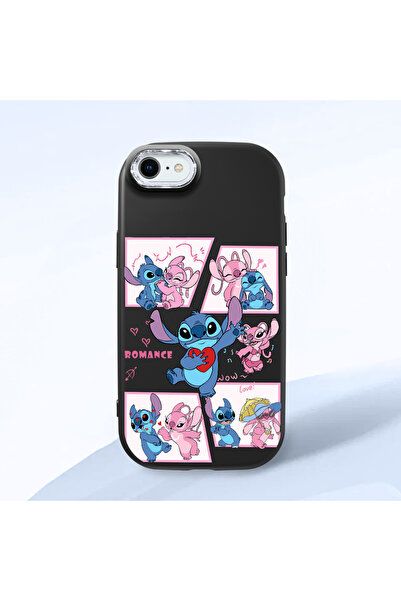 ucuc حافظة سيليكون سوداء متوافقة مع هاتف iPhone 7/8/SE 2020 2022 مع حماية للك...