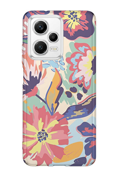 lelia حافظة هاتف شفافة متوافقة مع Poco X5 5G مطبوع |   مجموعة فلورالوكس بوتانيكا