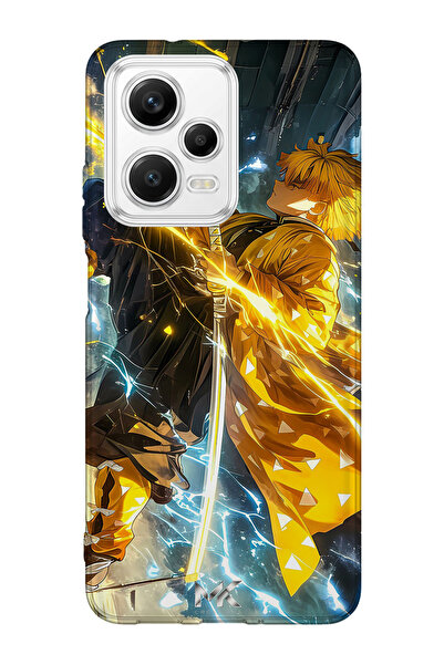 lelia حافظة هاتف شفافة متوافقة مع Poco X5 5G مطبوع |   المجموعة: دفتر رسم Ani...