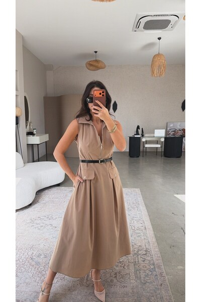 Buket Teke Μπεζ ύφασμα αλεξίπτωτου μοντέλου Ntw, πακέτο Ζώνη τεμαχίων, Premiu...