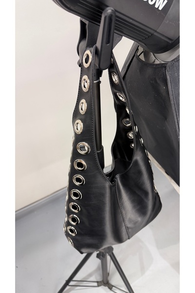 Eataly Shoes Rivora Black Ring Detailed Bag