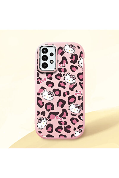 ucuc Samsung Galaxy A13 4G/5G Uyumlu Darbe Emici Kamera Korumalı pembe Siliko...