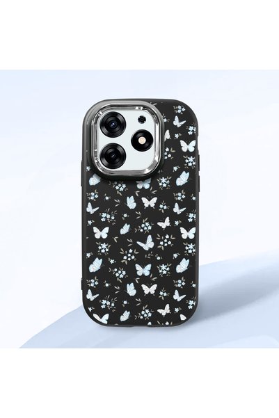 ucuc Tecno Spark 10 Pro(Ki7) Compatible Shock-Absorbing Camera Protected Blac...