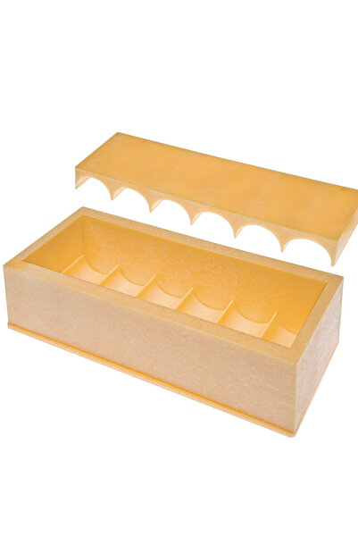 iBiLi Φόρμα σούσι Gunkan, πλαστική, 19x7 εκ., μπεζ