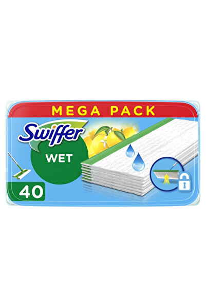 Swiffer Șervețele umede pentru podele, rezerve, 40 buc.