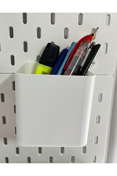 DU&ER Skadis Uyumlu Küp Organizer Raf – Pegboard Duvar Paneli Mini Depolama K...