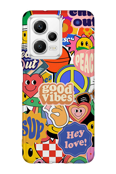 lelia حافظة هاتف شفافة متوافقة مع Poco X5 5G مطبوع |   مجموعة كروماتيكا أورا