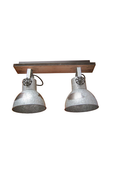 Eglo Lampa de tavan in aspect metal antic Marama, 47.5 x 9 x 29 cm, becurile ...