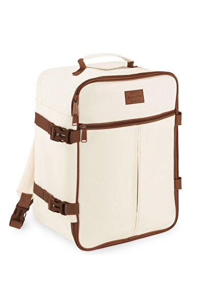 zagatto Μπεζ Σακίδιο πλάτης ταξιδιού, διαστάσεις καμπίνας 40x30x20 cm, Αδιάβρ...