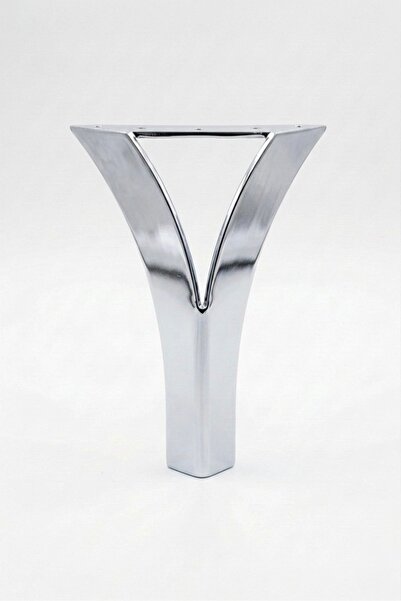 NİKSA METAL Damla Model 17cm Metal Mobilya Ayağı - Koltuk, Baza, Kanepe uyuml...