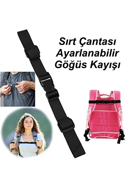 Tois Sırt Çantası Göğüs Kayışı, Okul Çantası Göğüs Kemeri, Sırt Çanta Aksesua...