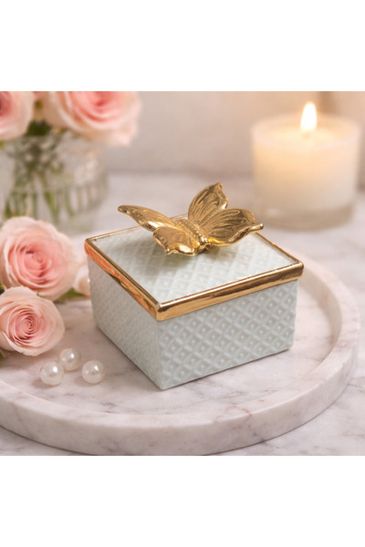 mahimaison Şık Tasarım Dekoratif Takı Kutusu