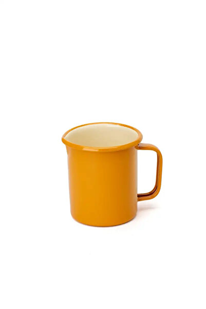 Refikadan Emaye Sürahi Orta - Hardal Kordonlu