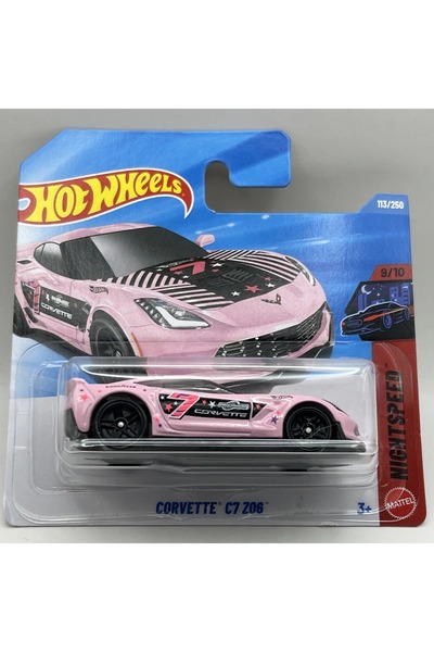 HOT WHEELS Corvette C7 Z06 1:64 Diecast Model Araba Spor Araba Koleksiyonluk
